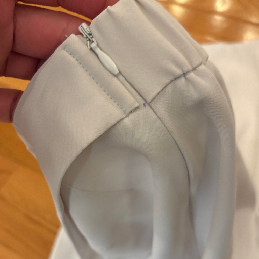 HALARA Ivory Wide-Leg Tie-Waist Pants - Picture 13 of 13
